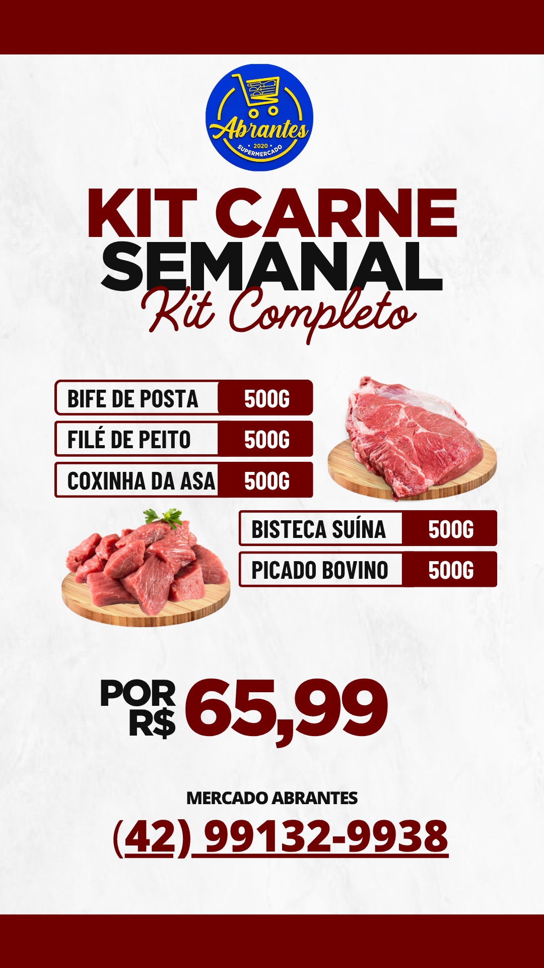 Encarte de Segunda-feira - Supermercado Abrantes