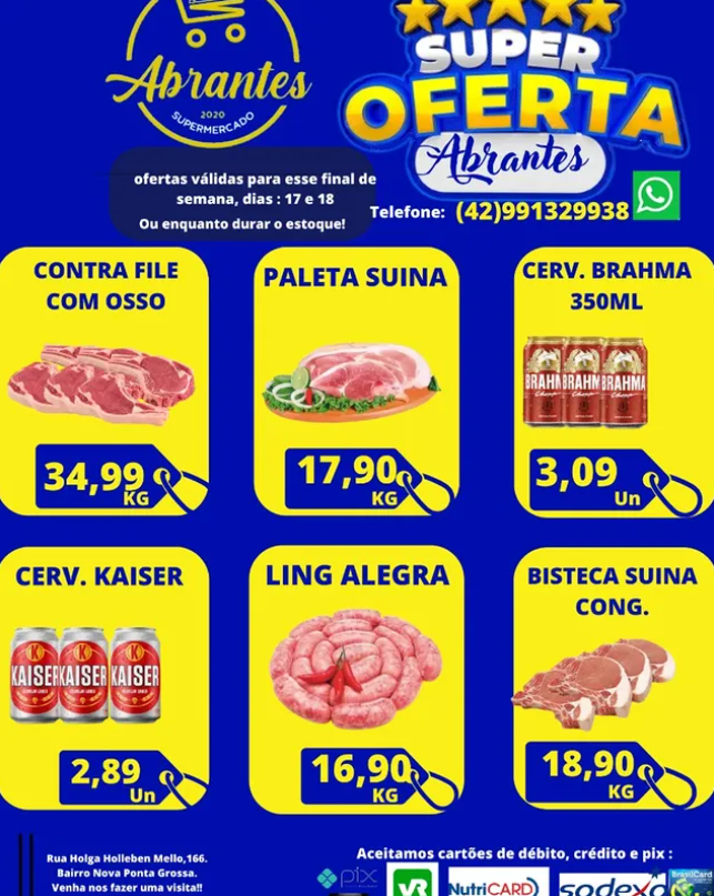 Encarte de Sexta-feira - Supermercado Abrantes